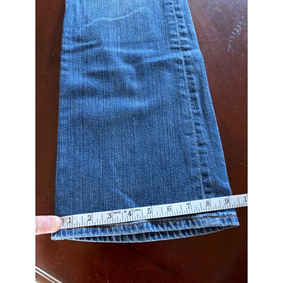 Vintage Red Engine Y2K Low Rise Bootcut Denim Vintage Distressed Size 31 - Picture 10 of 12